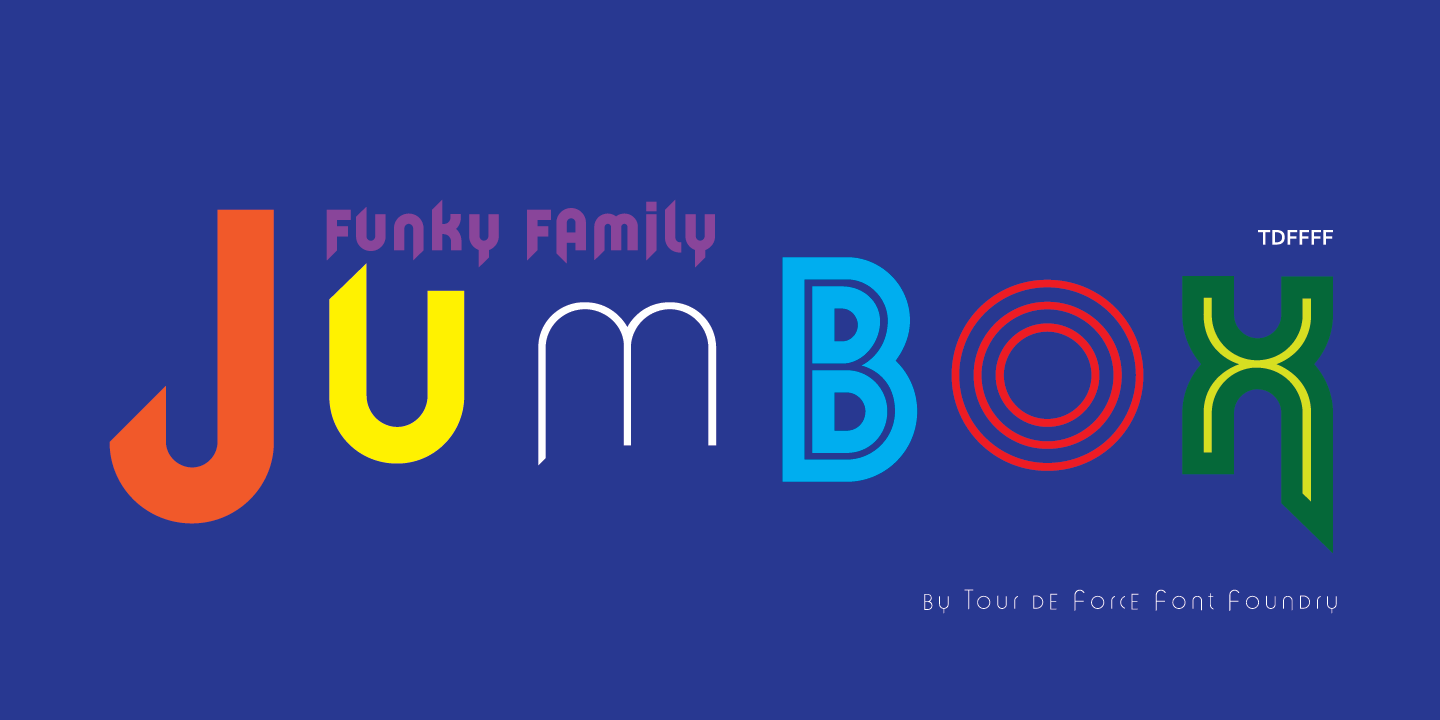 Jumbox Line Font preview